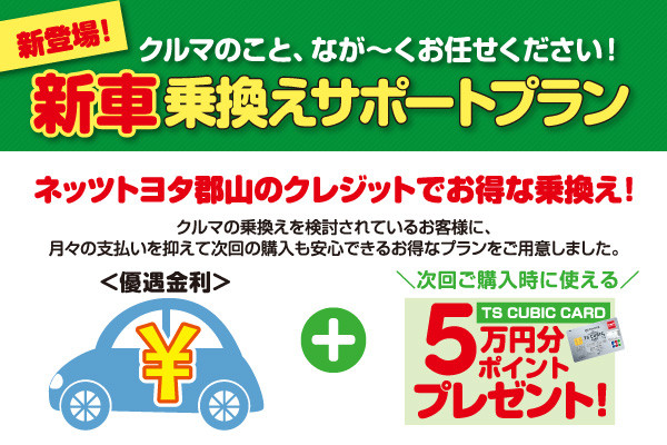 ネッツトヨタ郡山にようこそ  福島県で新車・中古車・点検・修理など 